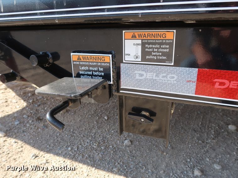 image for item DH0764 2019 Delco BT83X2027K tilt deck equipment trailer
