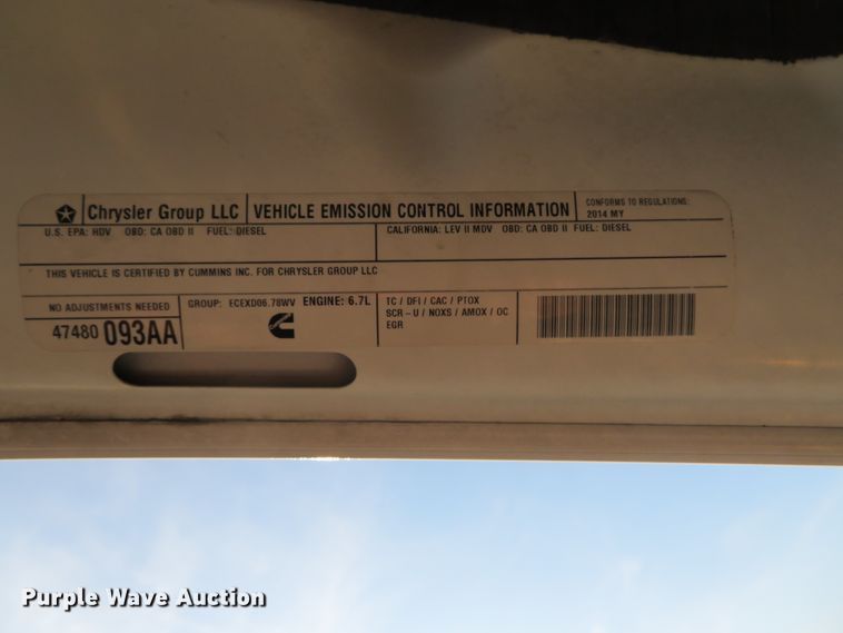 image for item DH1740 2014 Dodge Ram 3500HD Crew Cab pickup truck