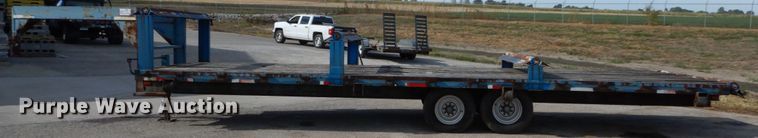 image for item DH2093 1996 Hooper equipment trailer