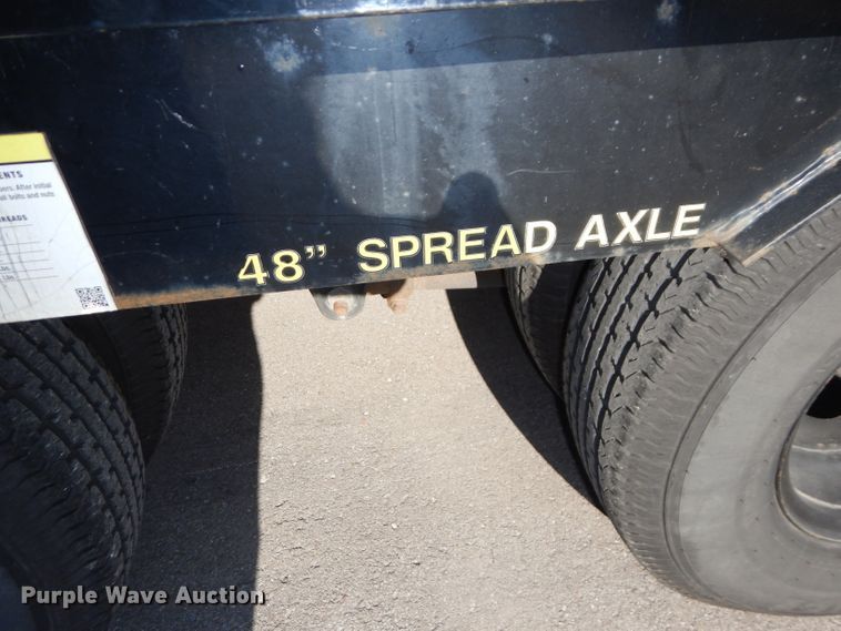 image for item DH4282 2019 Big Tex 25GN-25BK+5MR equipment trailer