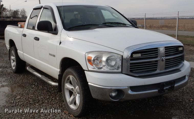image for item DH5013 2008 Dodge Ram 1500 Quad Cab pickup truck