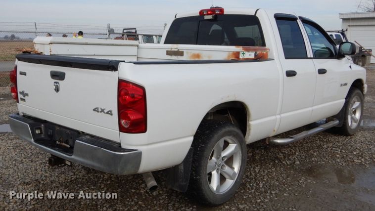 image for item DH5013 2008 Dodge Ram 1500 Quad Cab pickup truck
