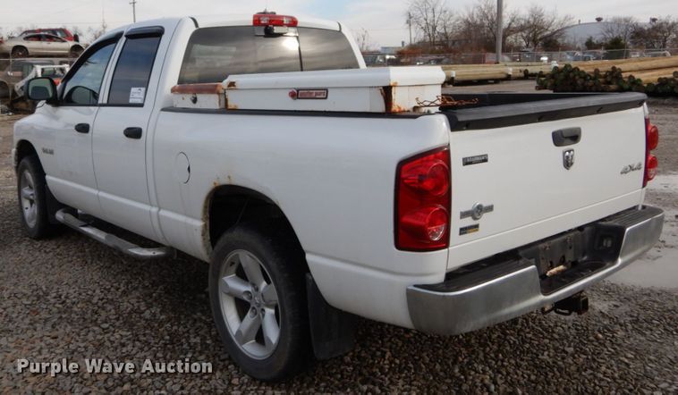 image for item DH5013 2008 Dodge Ram 1500 Quad Cab pickup truck