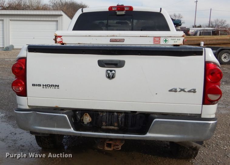 image for item DH5014 2007 Dodge Ram 2500 Quad Cab pickup truck