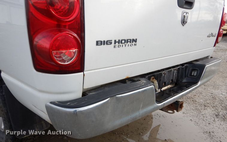 image for item DH5014 2007 Dodge Ram 2500 Quad Cab pickup truck