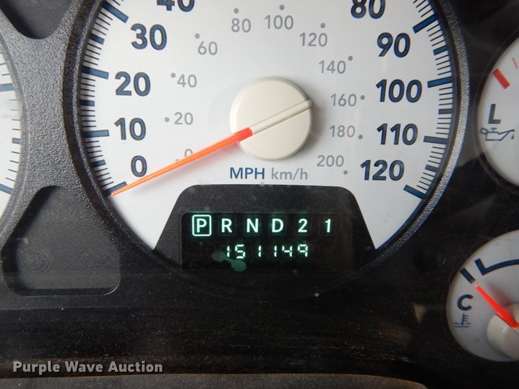 image for item DH5014 2007 Dodge Ram 2500 Quad Cab pickup truck