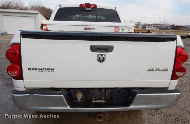 image for item DH5014 2007 Dodge Ram 2500 Quad Cab pickup truck