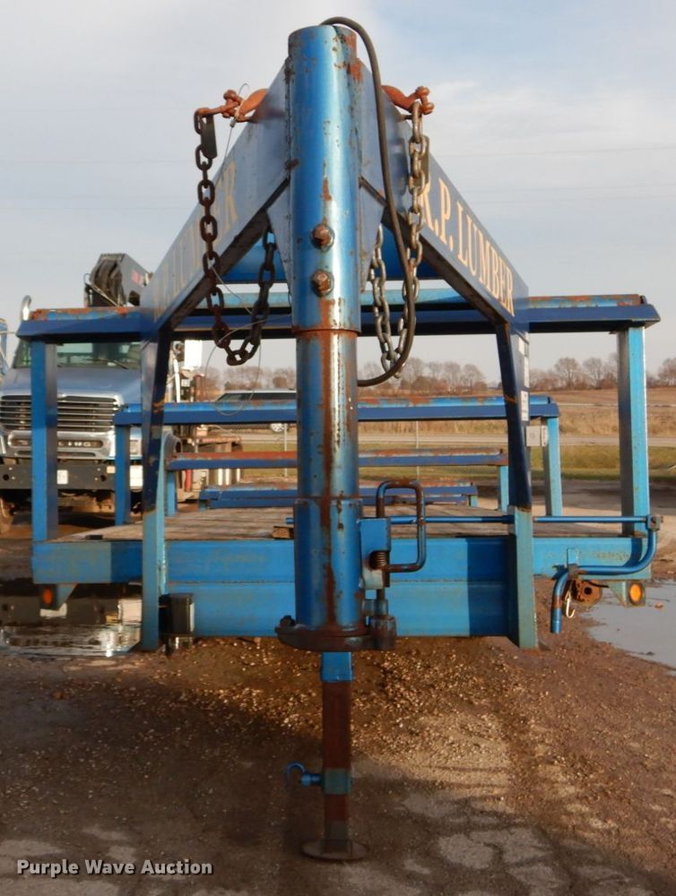 image for item DH5016 2005 Central Equipment flatbed trailer