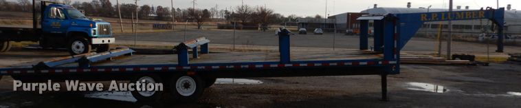 image for item DH5016 2005 Central Equipment flatbed trailer