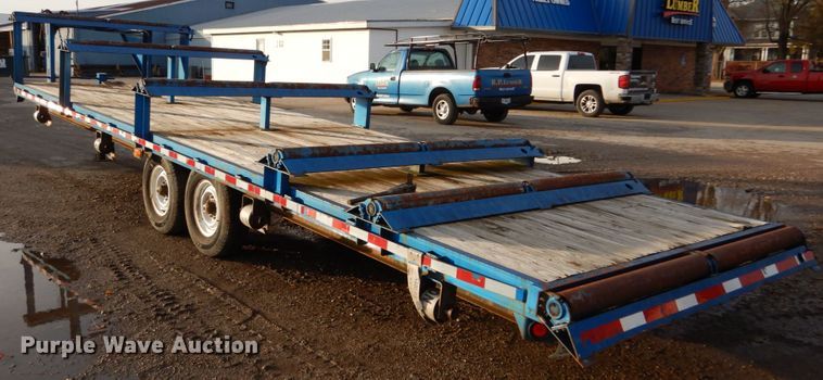 image for item DH5016 2005 Central Equipment flatbed trailer