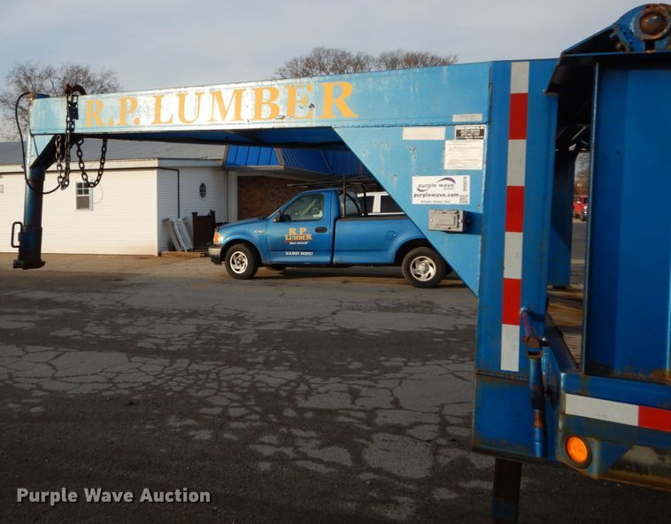 image for item DH5016 2005 Central Equipment flatbed trailer