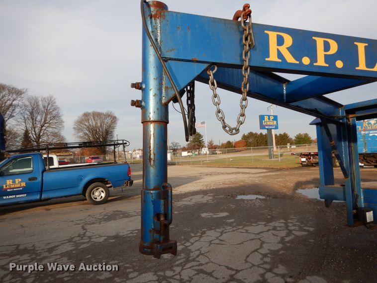 image for item DH5016 2005 Central Equipment flatbed trailer