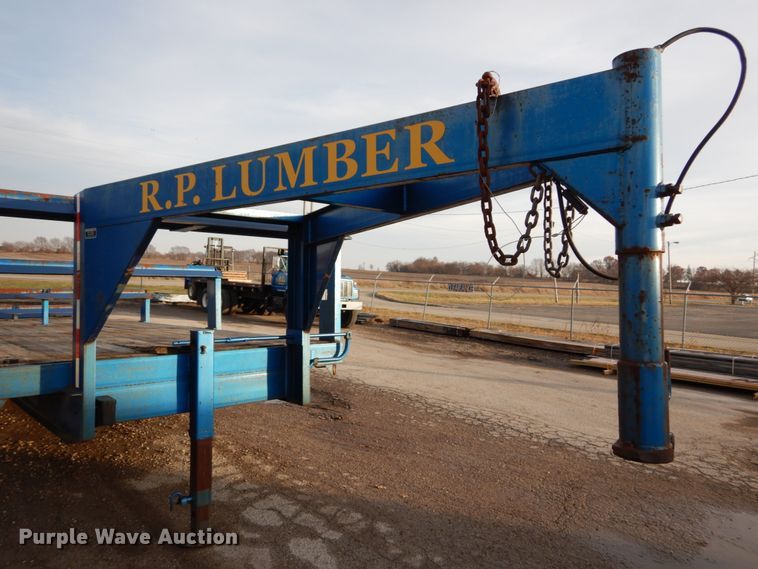 image for item DH5016 2005 Central Equipment flatbed trailer