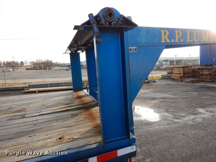 image for item DH5016 2005 Central Equipment flatbed trailer