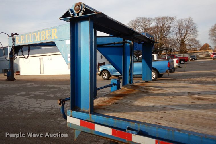 image for item DH5016 2005 Central Equipment flatbed trailer