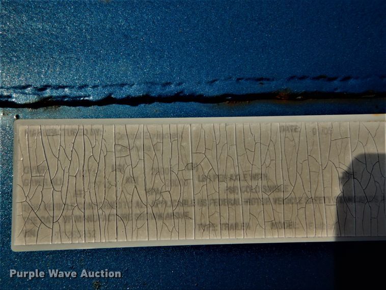 image for item DH5016 2005 Central Equipment flatbed trailer