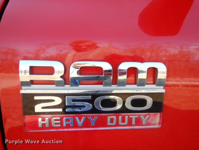 image for item DH5063 2008 Dodge Ram 2500HD pickup truck