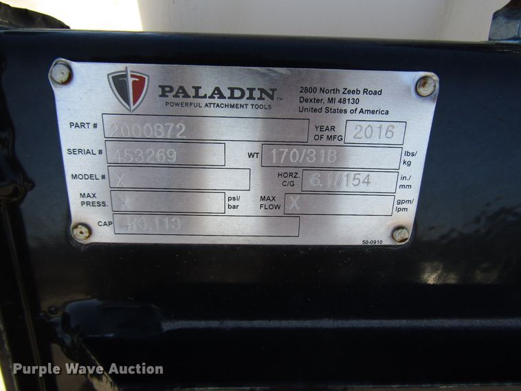 image for item DH8295 Kor-it KK201-HR12 bucket mounted core drill