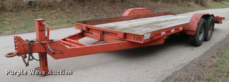 image for item DI2004 2000 Cronkhite 3400EWA tilt deck equipment trailer