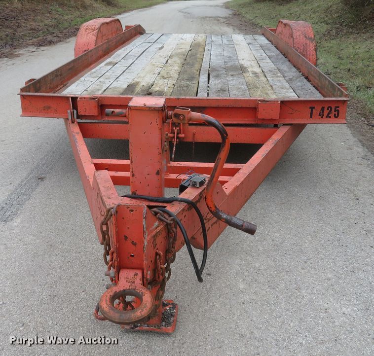 image for item DI2004 2000 Cronkhite 3400EWA tilt deck equipment trailer