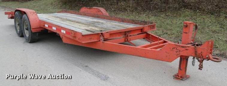 image for item DI2004 2000 Cronkhite 3400EWA tilt deck equipment trailer