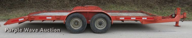 image for item DI2004 2000 Cronkhite 3400EWA tilt deck equipment trailer