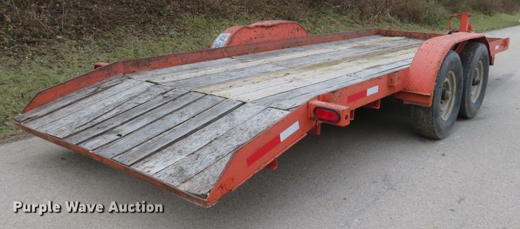 image for item DI2004 2000 Cronkhite 3400EWA tilt deck equipment trailer