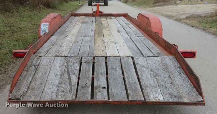 image for item DI2004 2000 Cronkhite 3400EWA tilt deck equipment trailer