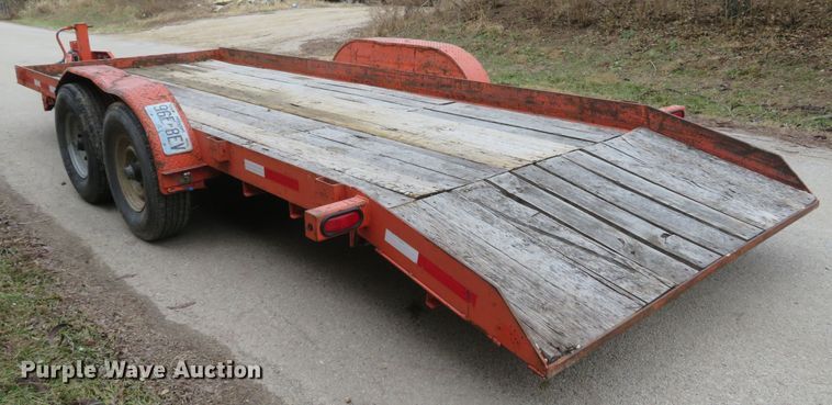 image for item DI2004 2000 Cronkhite 3400EWA tilt deck equipment trailer