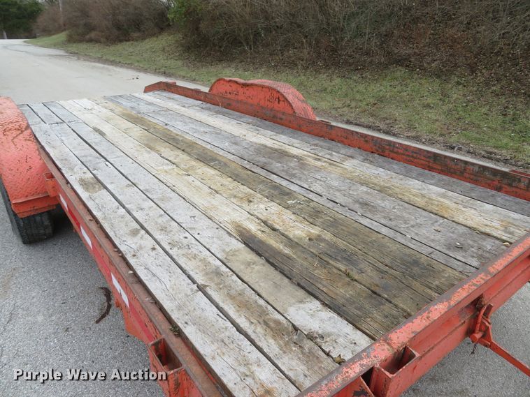 image for item DI2004 2000 Cronkhite 3400EWA tilt deck equipment trailer