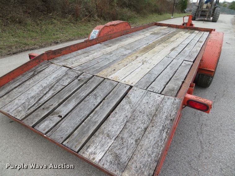 image for item DI2004 2000 Cronkhite 3400EWA tilt deck equipment trailer