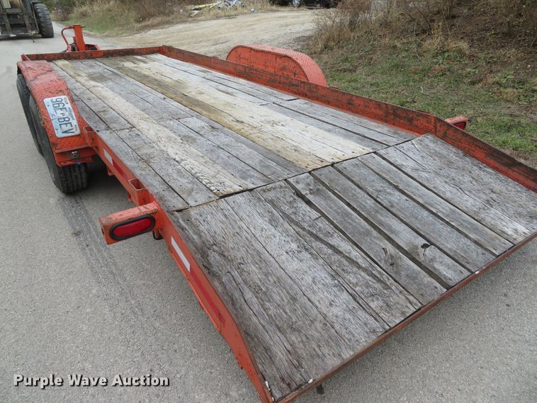 image for item DI2004 2000 Cronkhite 3400EWA tilt deck equipment trailer