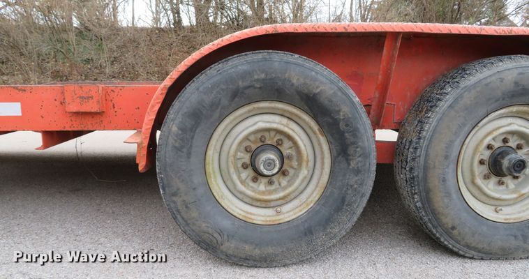 image for item DI2004 2000 Cronkhite 3400EWA tilt deck equipment trailer