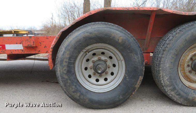 image for item DI2004 2000 Cronkhite 3400EWA tilt deck equipment trailer