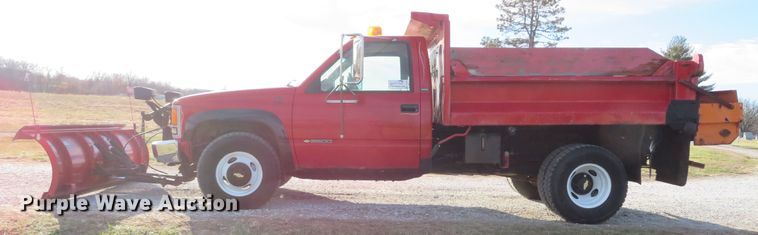 image for item DI2009 1993 Chevrolet Cheyenne 3500 dump bed pickup truck