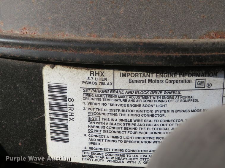 image for item DI2009 1993 Chevrolet Cheyenne 3500 dump bed pickup truck