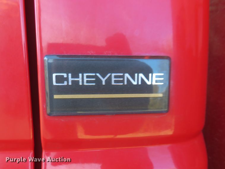 image for item DI2009 1993 Chevrolet Cheyenne 3500 dump bed pickup truck
