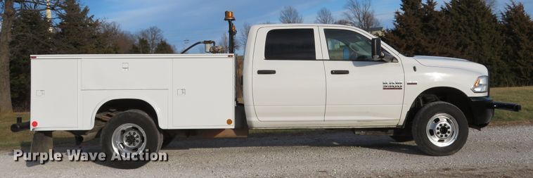 image for item DI2010 2014 Dodge Ram 3500HD Crew Cab utility bed pickup truck