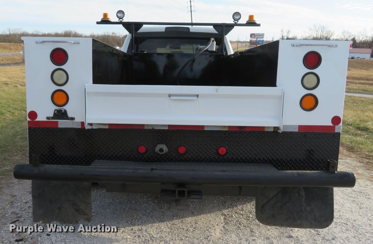 image for item DI2010 2014 Dodge Ram 3500HD Crew Cab utility bed pickup truck