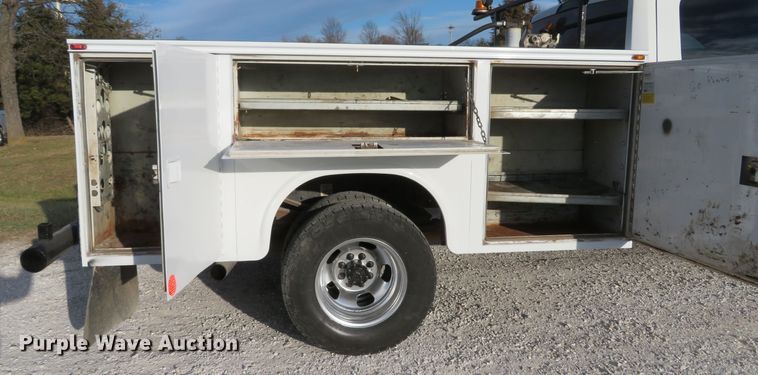 image for item DI2010 2014 Dodge Ram 3500HD Crew Cab utility bed pickup truck