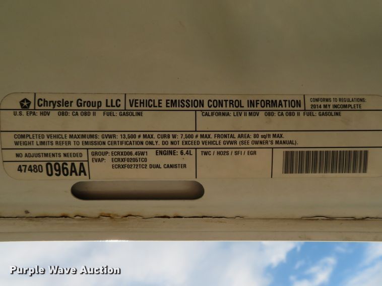 image for item DI2010 2014 Dodge Ram 3500HD Crew Cab utility bed pickup truck