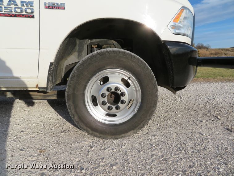 image for item DI2010 2014 Dodge Ram 3500HD Crew Cab utility bed pickup truck