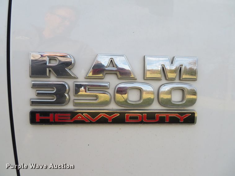 image for item DI2010 2014 Dodge Ram 3500HD Crew Cab utility bed pickup truck