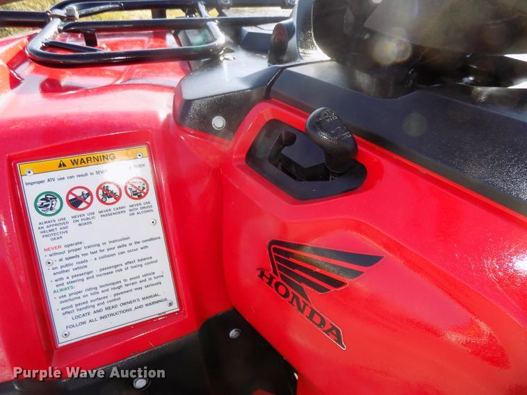 image for item DO9421 2016 Honda Rancher TRX420FM2 ATV