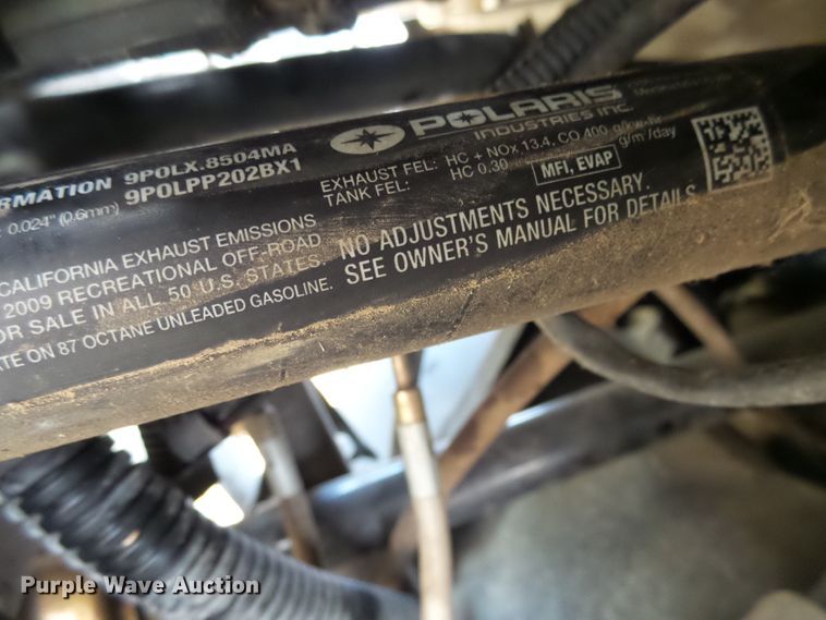 image for item EF9591 2009 Polaris Sportsman 850 ATV