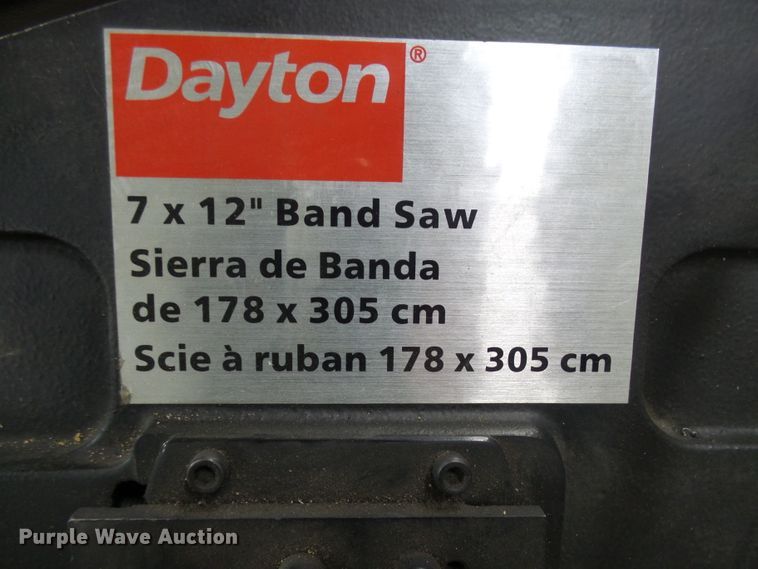image for item EF9593 Dayton 4YG30A bandsaw