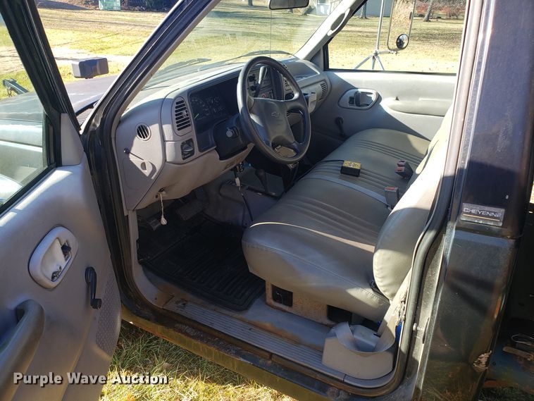 image for item EL9750 1995 Chevrolet K3500 dump flatbed pickup truck