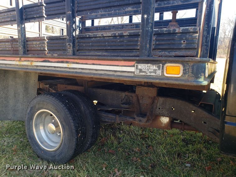 image for item EL9750 1995 Chevrolet K3500 dump flatbed pickup truck