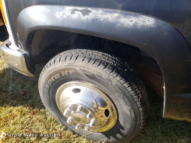 image for item EL9750 1995 Chevrolet K3500 dump flatbed pickup truck