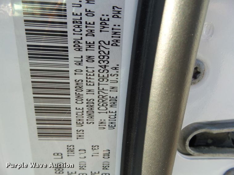 image for item EM9863 2014 Dodge Ram 1500 Quad Cab pickup truck